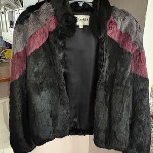 Vintage Rabbit Fur Jacket
